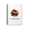 Ginger Bandit Spiral Notebook — Ruled Journal for Cat Lovers