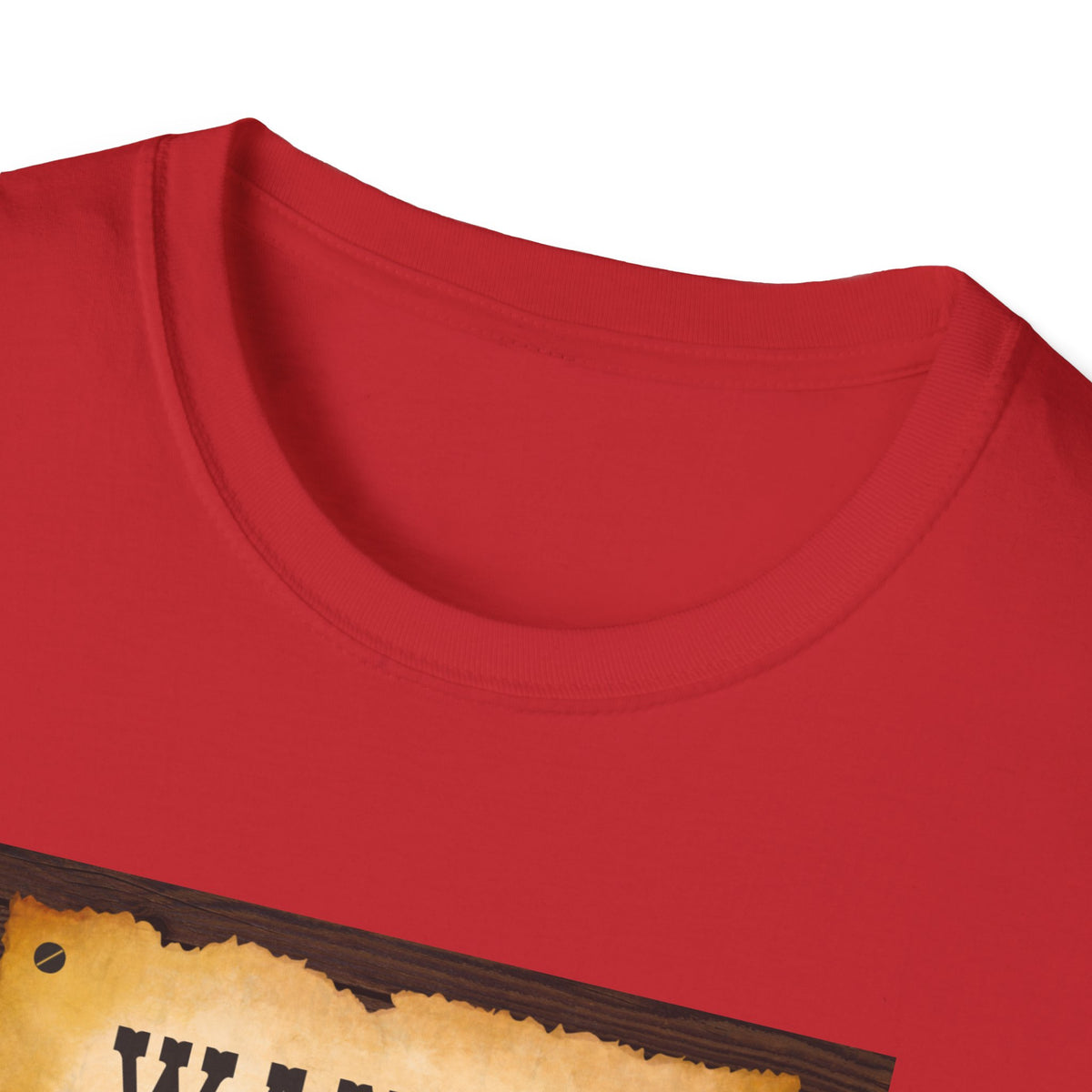 Wanted Poster Cat T-Shirt — "The Ginger Bandit" Retro Western Cat Tee