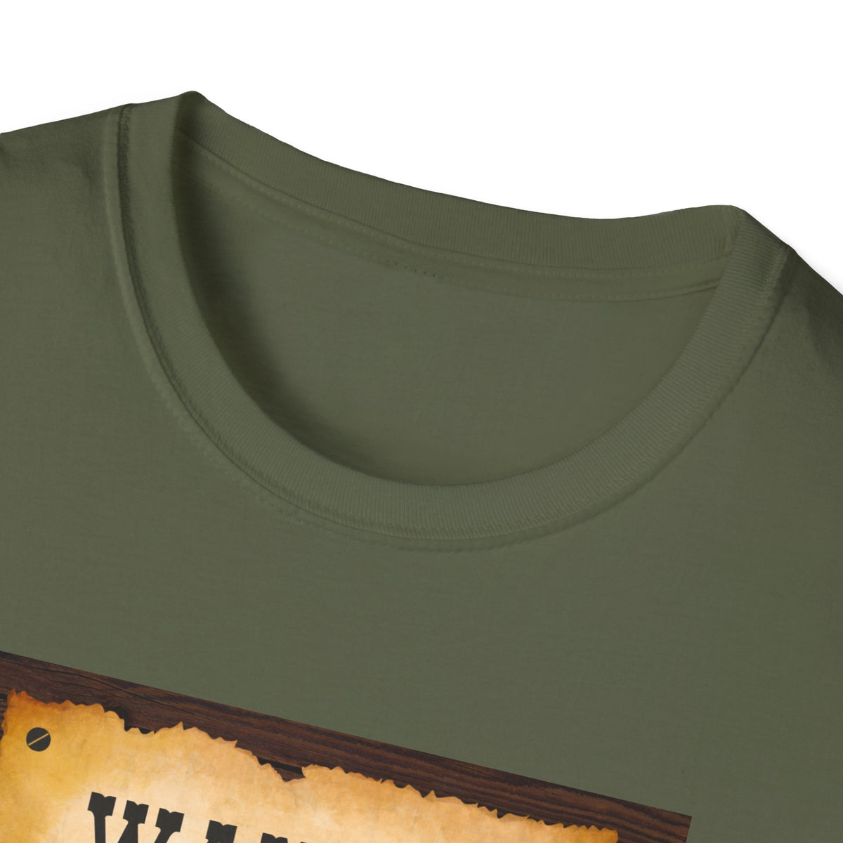 Wanted Poster Cat T-Shirt — "The Ginger Bandit" Retro Western Cat Tee