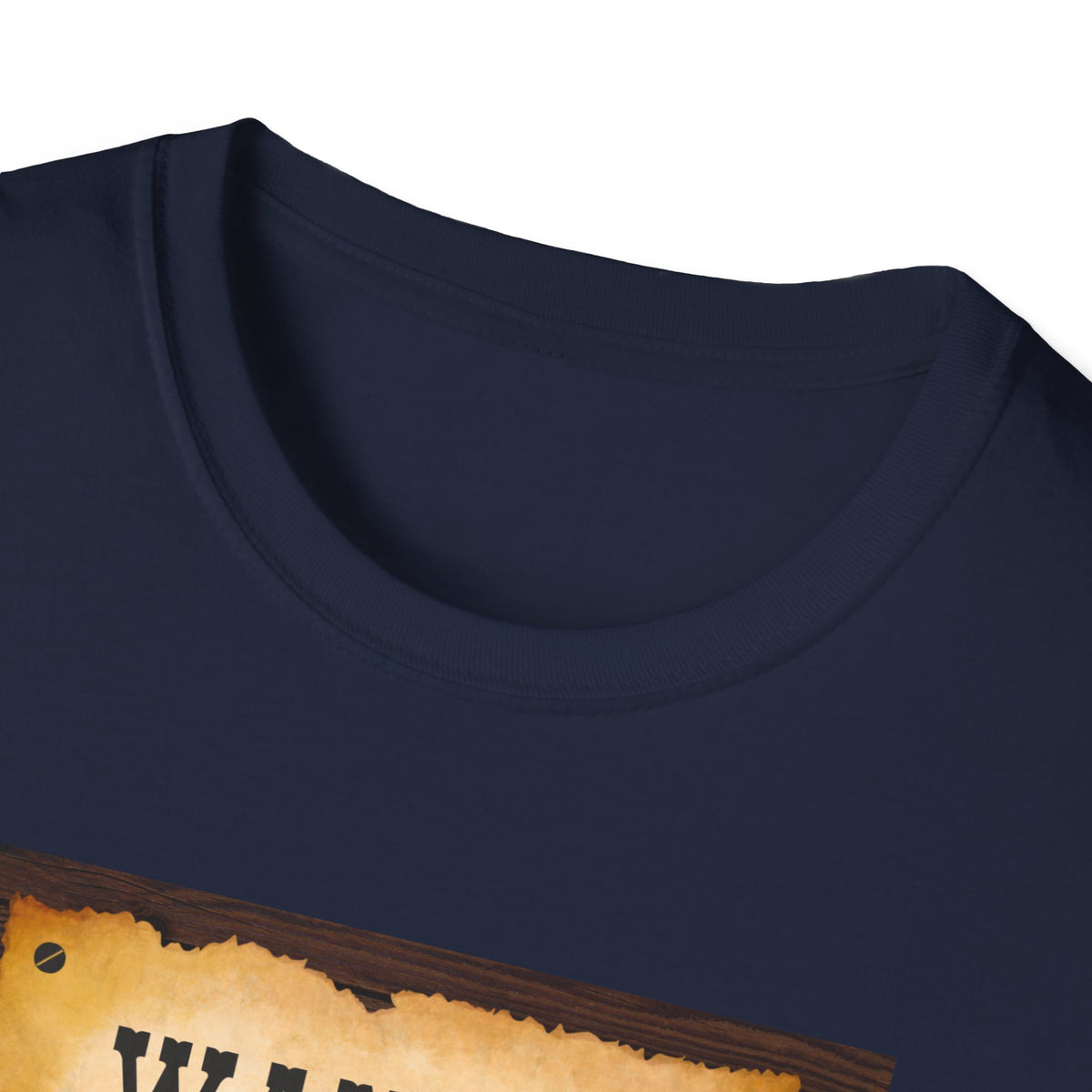 Wanted Poster Cat T-Shirt — "The Ginger Bandit" Retro Western Cat Tee