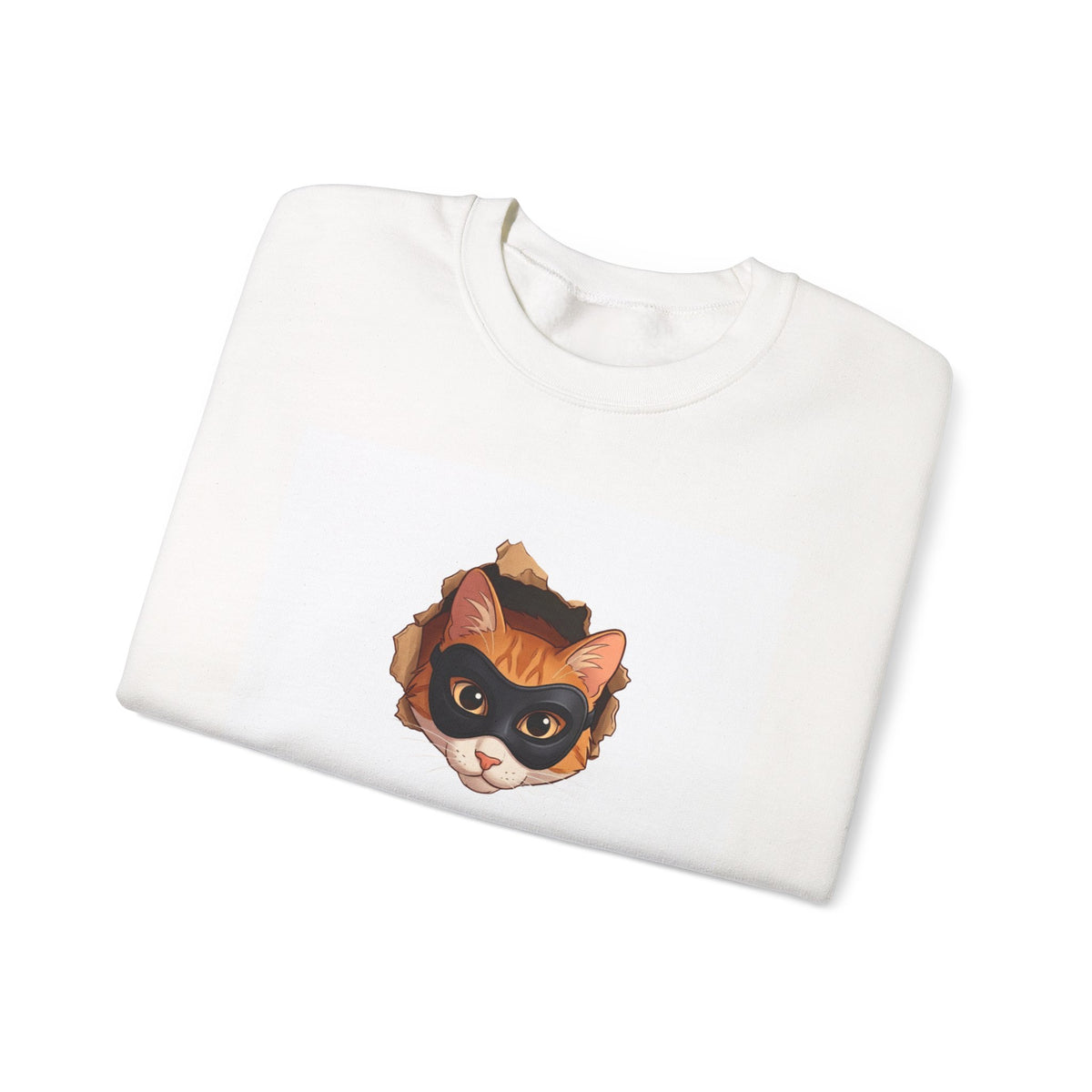The Ginger Bandit: Cat Lover's Heavyweight Crewneck Sweatshirt