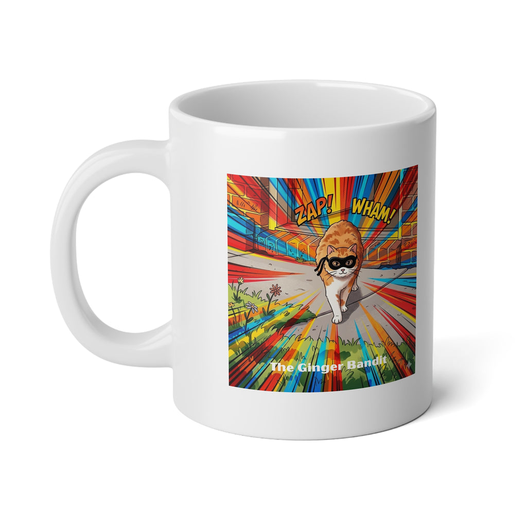 20oz Jumbo Mug — Colorburst Retro Comic Art Design