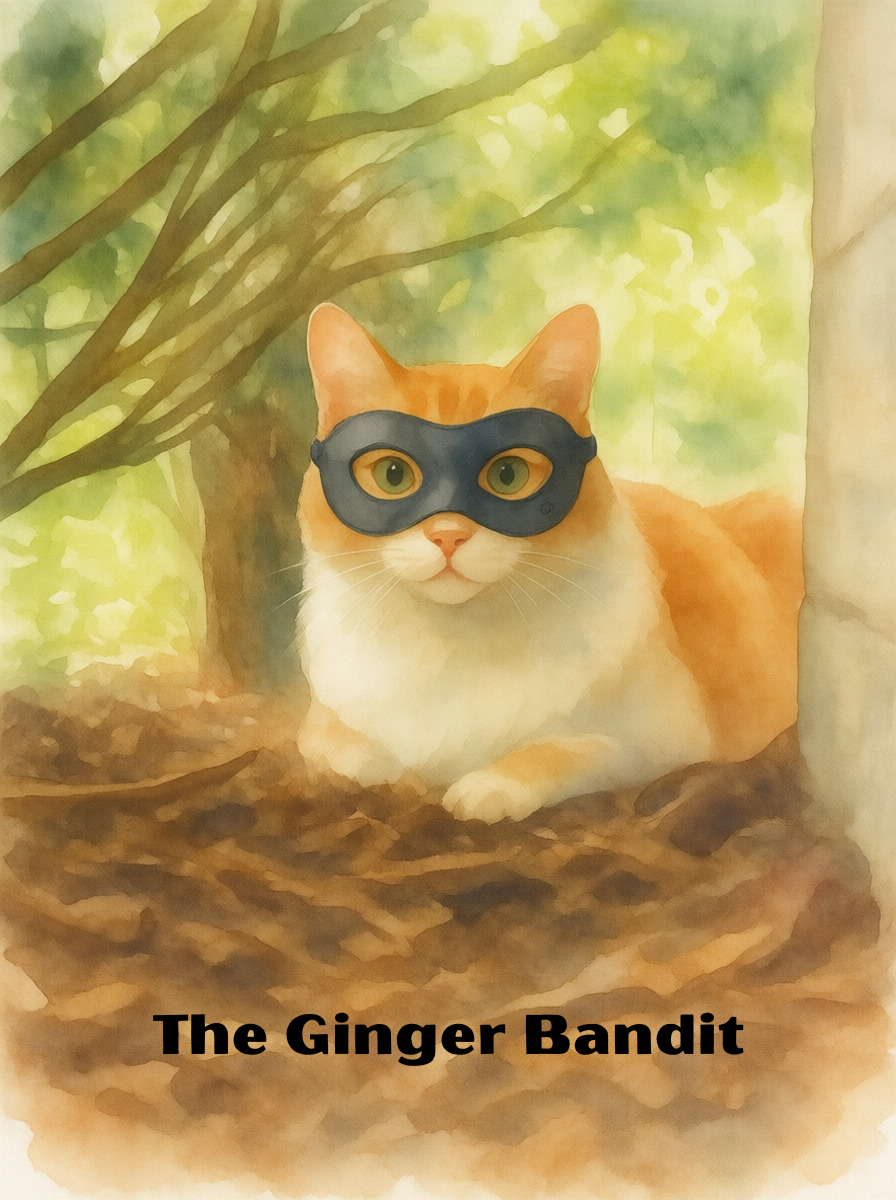 The Ginger Bandit Notebook | Cute Funny Cat Notebook for Cat Lovers | College Ruled, 200 Pages, 7.5" x 9.25"